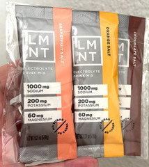 LOT 3 LMNT ELECTROLYTE Chocolate Orange Grapefruit Salt Hydration Drink Packets