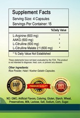 Nitric Oxide Booster Capsules 2400mg Per Serving – High Potency – Best Value