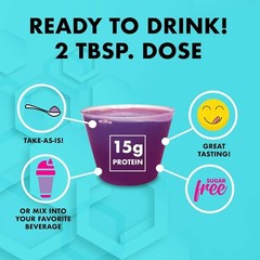 LPS Liquid Protein Supplement Collagen & Whey Sugar Free 15 Grams 32 Fl Oz.