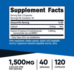 Nutricost Performance myHMB Supplement (1500mg) 120 Capsules