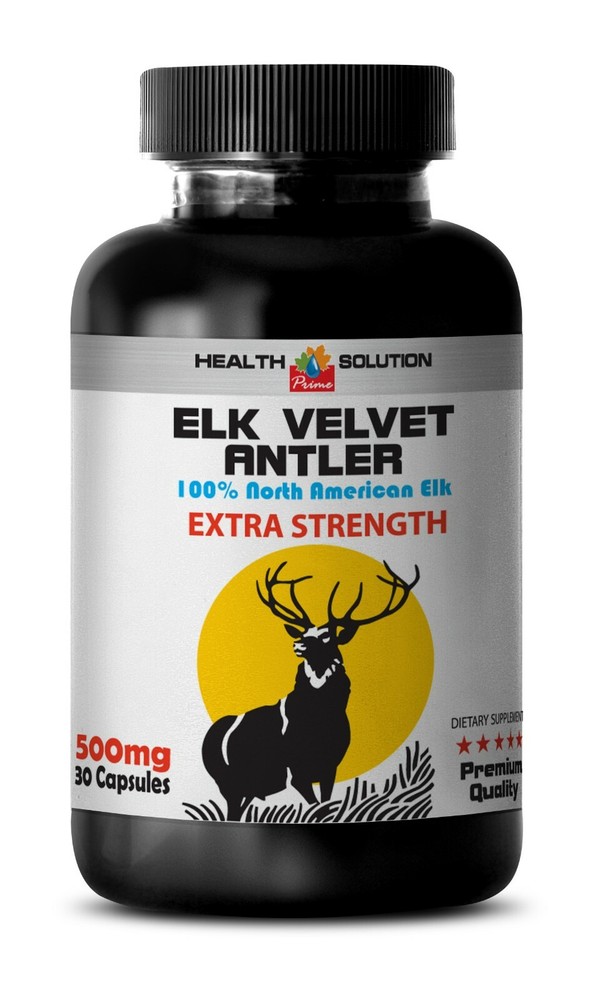 athletic performance enhancement supplement ELK VELVET ANTLER libido men 1B 30C