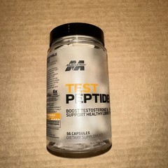 Muscletech Test Peptide T10 Dietary Supplement 56 Capsules Exp 11/28 NEW
