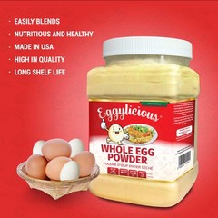 Dried Whole Egg Powder Protein Supplement 1 Pound Versatile Cooking Ingredient