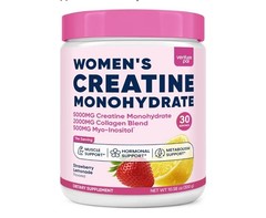Venture Pal Women’s Creatine Blend Powder – Creatine Monohydrate with Collagen,
