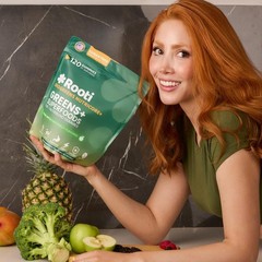 Natural Supergreens Multivitamin Gummies, Adaptogens, Pre & Probiotics, Fiber…