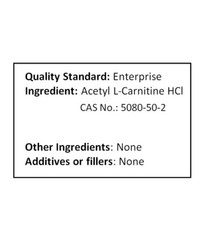 NuSci Acetyl L-Carnitine Pure Powder ALC 100g (3.52 oz) cognition