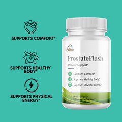 Prostate Flush- Prostate Support- 2 Bottles- 120 Capsules