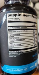 Sculpt Nation L Arginine, Tribulus Terrestris, Amino Acids for Energy 60Capsulse