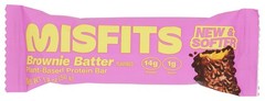 Misfits Brownie Batter Plant-Based Protein Bar 14G 1.8 Oz 50 G 12 Pack