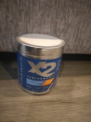 X 2 Performance ORANGE Clean Pre Workout Intra Powder NO: GLUTEN/LACTOSE/DAIRY