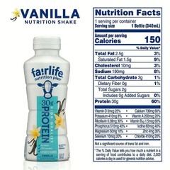Fairlife Nutrition Plan High Protein Shake Chocolate & Vanilla – Variety 12 Pack