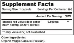 RED VELVET DEER ANTLER Extract, IGF-1 Maximum Strength 200 capsules NEW BATCH!!