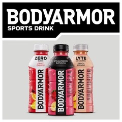 BODYARMOR ZERO Sugar Lemon Lime, Free Sports 16 Ounce (Pack of 12)