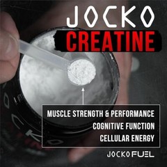 JOCKO Creatine Monohydrate Powder 400 Grams 16 Ounces Unflavored 90 Servings New