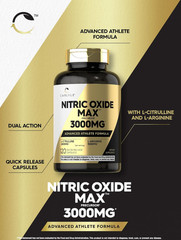 120 Pills Oxido Nitrico L-arginina Extra Fuerte Para Aumentar Energia Muscular