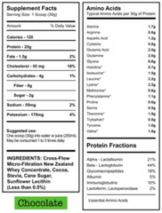 protein whey supplement chocolate all natural organic grass fed 30 servings