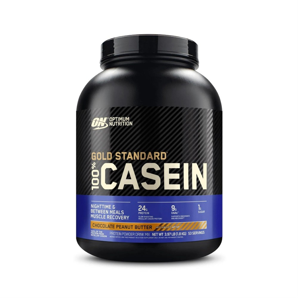 Optimum Nutrition Gold Standard Casein Protein, Chocolate Peanut Butter, 4lb