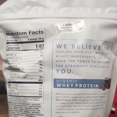 Pure Power Organic Whey Protein Powder Whey Protein Concentrate Unisex