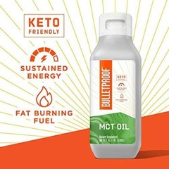 XCT MCT Oil Made with C10 and C8 MCT Oil, Flavorless, 14g MCTs, 16 Fl Oz