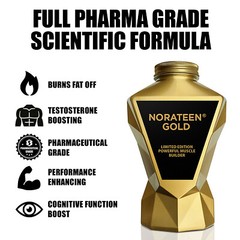 LA MUSCLE Norateen® Gold – Powerful Test Boost + Estrogen Block – 1 Week Supply