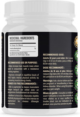 100% Pure Creatine Monohydrate Powder 200 Servings, Micronized Powder, Muscle Gr