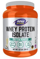 NOW Sports Whey 25g Protein Isolate 1.8lbs (Creamy Vanilla)