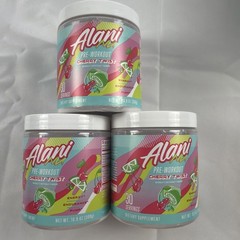 Alani Nu Pre Workout Powder Cherry Twist Sugar Free 200mg 3 Containers New