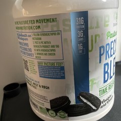 x48sv Precision Blend Cookies & Cream4 lb Whey Protein | 31g Time Release Read!