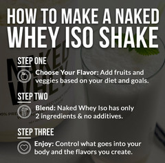 NAKED Vanilla Whey Isolate Protein – Only 4 Ingredients 24 Servings