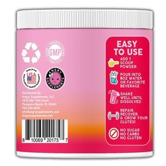 Angry Supplements Women’s Creatine Monohydrate Powder Glute Builder 5g Vegan …