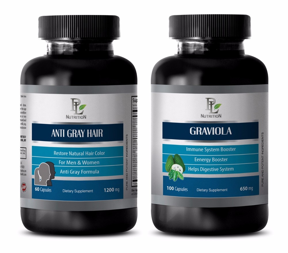 Weight loss night pills – ANTI GRAY HAIR – GRAVIOLA COMBO- graviola pills women