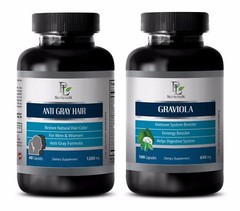 Weight loss night pills – ANTI GRAY HAIR – GRAVIOLA COMBO- graviola pills women