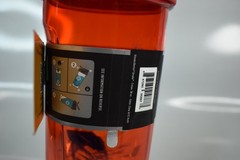 Blender Bottle 28 oz. Strada Red Shaker Bottle w/ Loop Top, Push Button NEW