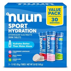 Hydration Sport Drink Dissolving Vegan Tablets – Variety Pack – 5.8oz/30ct