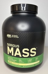 Optimum Nutrition Serious Mass Gainer Protein Powder, Vanilla 6lbs, Ex. 2/2028