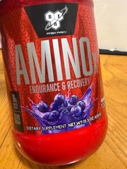 BSN Amino-X Endurance Recovery Agent Grape 15 oz 435 g GMP Exp 2027/10/01