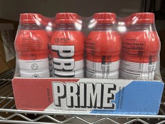 PRIME HYDRATION Drink (12oz) Sealed Case – Ice Pop 8 pack 🔴⚪🔵