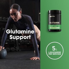 L-Glutamine Powder – Pure 1000g for Muscle Recovery, 194 Servings, GMP Certified