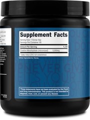 Creatine Monohydrate Powder 5000mg Per Serving Unflavored 60 Servings Mix in
