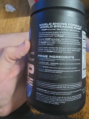 BUCKED UP PUMP-OCALYPSE BLUE RAZ 12.7 OZ 30 SERVINGS 12/2026