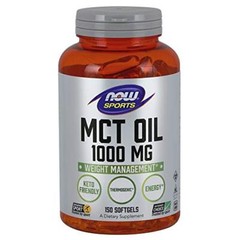 NOW FOODS MCT Oil 1000 mg 150 Softgels
