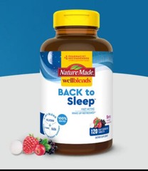 Nature Made Wellblends Back to Sleep, 120 Tablets FREE SHIPPING EXP 03/2027