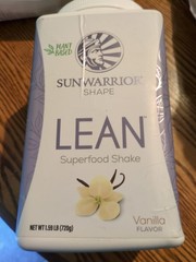 Sunwarrior Vegan Protein Superfood Shake Meal Replacement Organic Protein, 720g