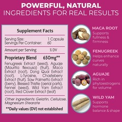 Booty Magic Butt Enhancement Pills – 2 Months Supply of 60 Count (Pack 1)