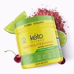 Keto Vitals Electrolyte Powder Cherry Limeade Energy Drink