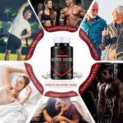 Nitric Oxide & Circulation Booster | L-Arginine, L-Citrulline | Extra Strength