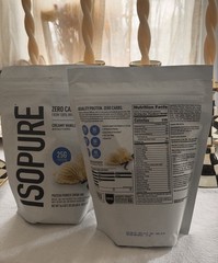 Zero Carb 100% Whey Protein Isolate Powder, Creamy Vanilla, 25G Protein
