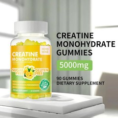 LOT OF 7!!! Creatine Monohydrate Gummies 5g – Best By 06/2026