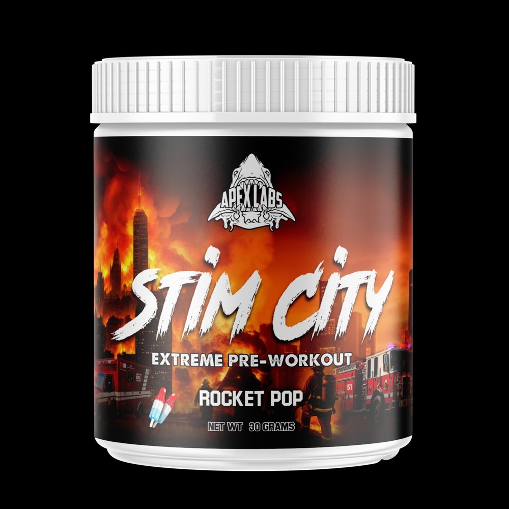 Apex LABS /STIM CITY-Extreme High STIM Pre-Workout Supps – FREE SHIPPING