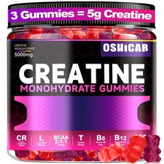 Creatine Gummies for Women, 3 Gummies = 5g Creatine Monohydrate with L-Carnit…